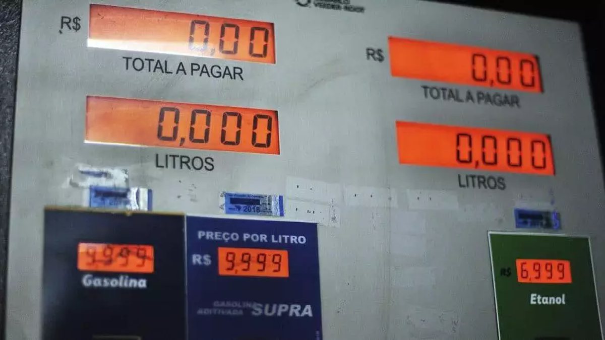 Bomba de gasolina da Petrobras