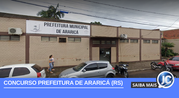 Prefeitura de Araricá RS inscreve nos dias 5 e 6 de janeiro - Divulgacão