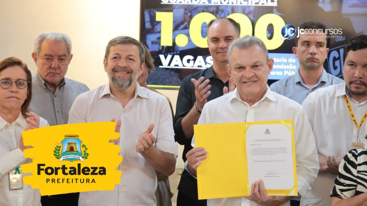 Concurso Prefeitura de Fortaleza CE: edital para 2 mil vagas sai até dia 26, diz prefeito