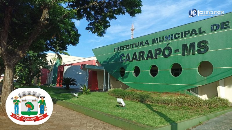 Concurso da Prefeitura de Caarapó (MS): fachada do prédio - Divulgação/Prefeitura de Caarapó