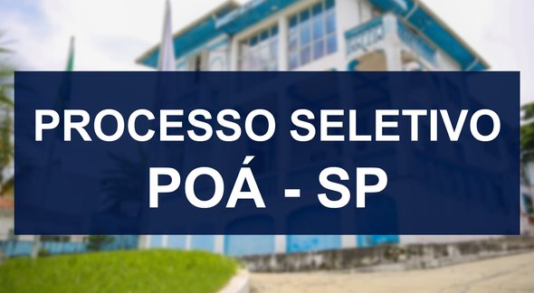Processo seletivo da Prefeitura de Poá - Divulgação
