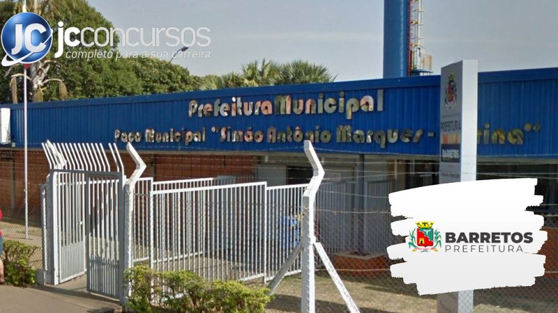None - Concurso Prefeitura de Barretos: sede da Prefeiura de Barretos SP: Divulgação