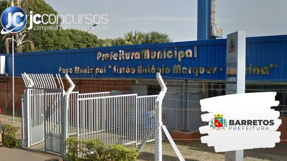 None - Concurso Prefeitura de Barretos: sede da Prefeiura de Barretos SP: Divulgação