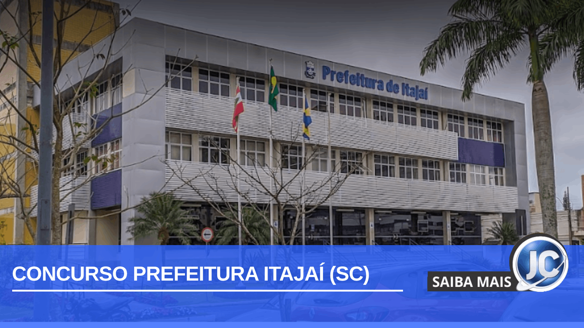 Consurso Prefeitura Itajaí está com as incrições abertas