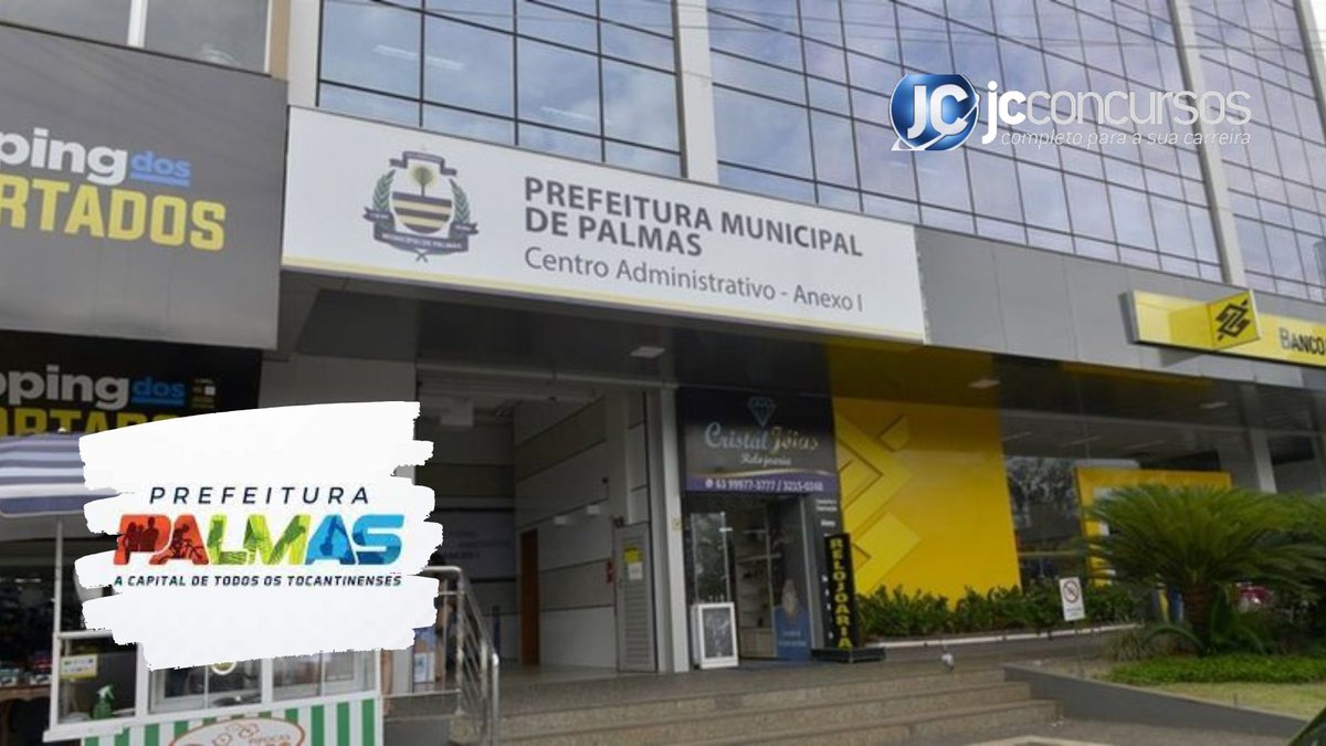 Concurso Prefeitura Palmas TO: formada comissão para edital em diversas áreas