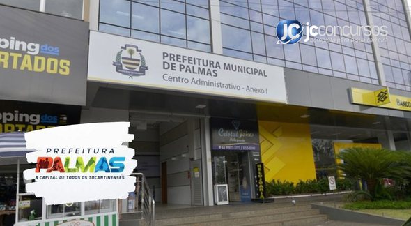 None - Concurso Prefeitura Palmas TO: sede da Prefeitura de Palmas TO: Divulgação