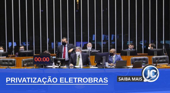Deputados reunidos no plenário para votação da MP da Privatização da Petrobras - Pablo Valadares/Câmara dos Deputados