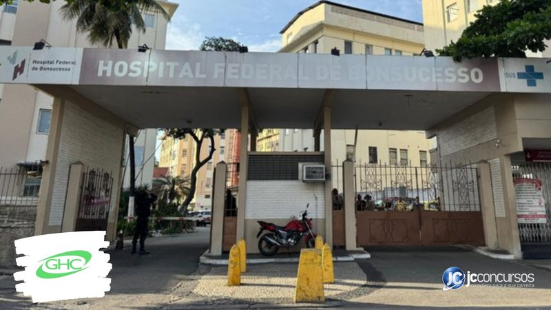 Processo seletivo do GHC: chances são para trabalhar no Hospital Federal de Bonsucesso, na capital fluminense - Foto: Divulgação