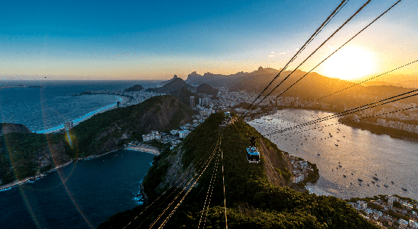 Concurso CRMV RJ: vista aérea da cidade do Rio de Janeiro - Divulgação
