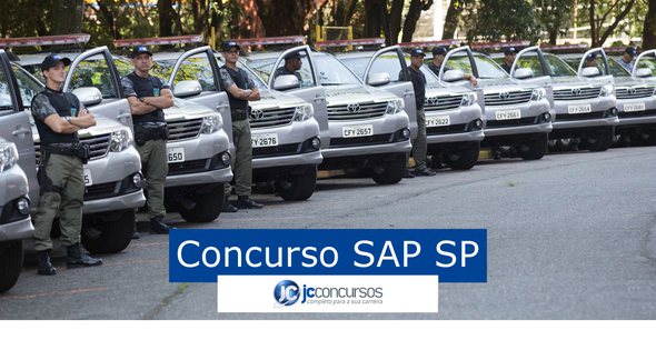None - Concurso SAP SP: carros da SAP SP: Divulgação
