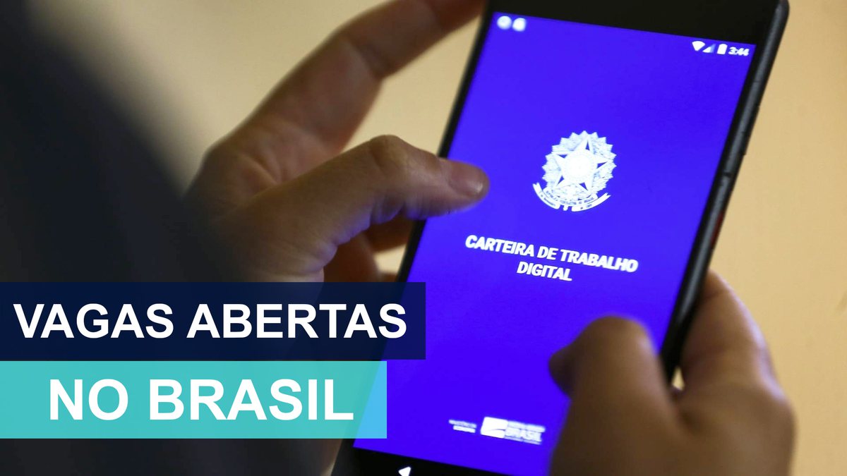 Vagas abertas no Brasil - Agência Brasil