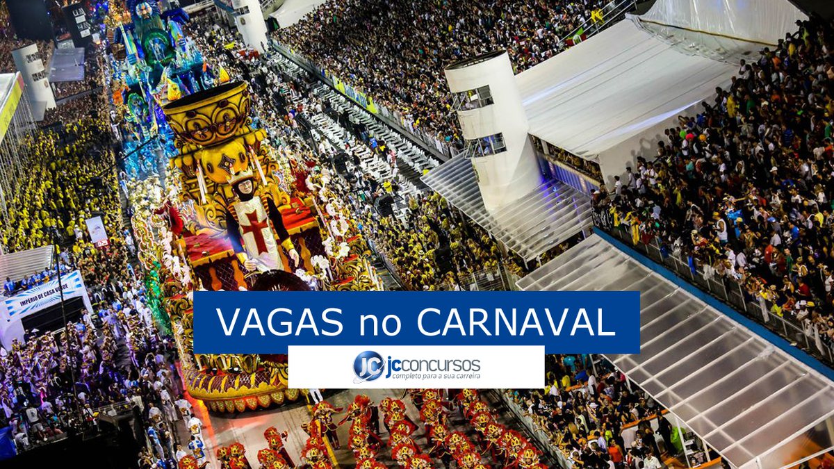 Carnaval vagas
