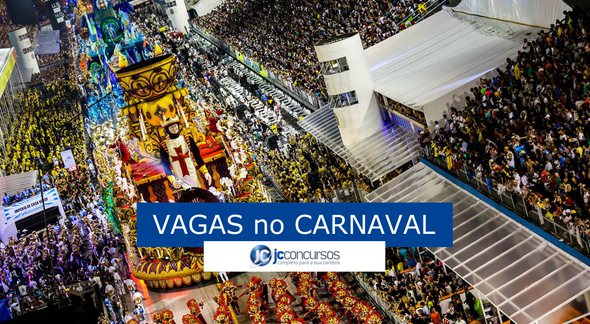 Carnaval vagas - Divulgação