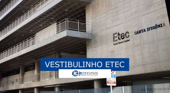 Vestibulinho Etec 2020 - Divulgação